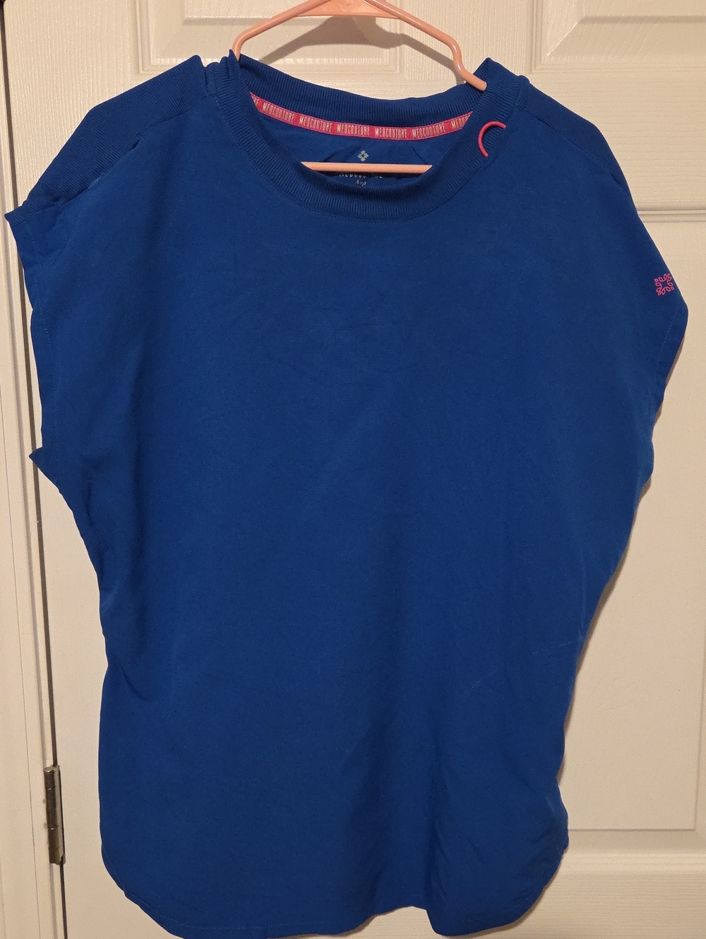 Med Couture Royal Blue Women Scrub Set